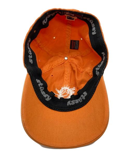 stussy（ステューシー）stussy (ステューシー) 90's ドラゴン刺繍キャップ オレンジ サイズ:S-Mの古着・服飾アイテム