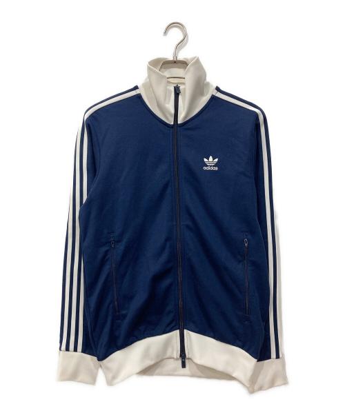 adidas（アディダス）adidas (アディダス) クラシックス ベッケンバウアー トラックトップ ホワイト×ネイビー サイズ:Mの古着・服飾アイテム