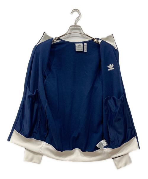 adidas（アディダス）adidas (アディダス) クラシックス ベッケンバウアー トラックトップ ホワイト×ネイビー サイズ:Mの古着・服飾アイテム
