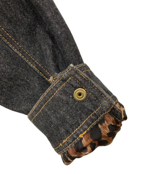 DOLCE & GABBANA（ドルチェ＆ガッバーナ）DOLCE & GABBANA (ドルチェ＆ガッバーナ) スナップボタンデニムジャケット ブラック サイズ:48の古着・服飾アイテム