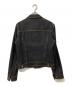 DOLCE & GABBANA (ドルチェ＆ガッバーナ) スナップボタンデニムジャケット ブラック サイズ:48：19000円