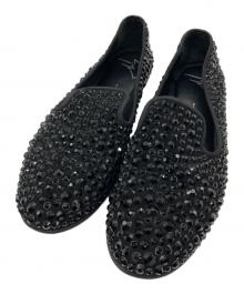 GIUSEPPE ZANOTTI（ジュゼッペザノッティ）の古着「ビジュースリッポン」｜ブラック