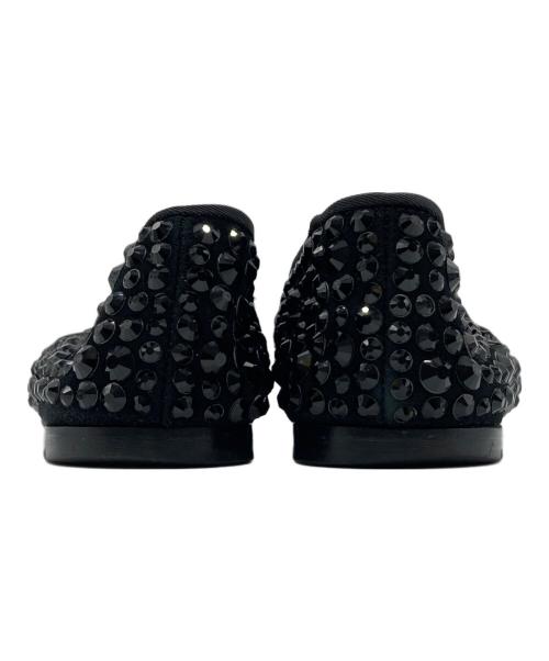 GIUSEPPE ZANOTTI（ジュゼッペザノッティ）GIUSEPPE ZANOTTI (ジュゼッペザノッティ) ビジュースリッポン ブラック サイズ:38の古着・服飾アイテム