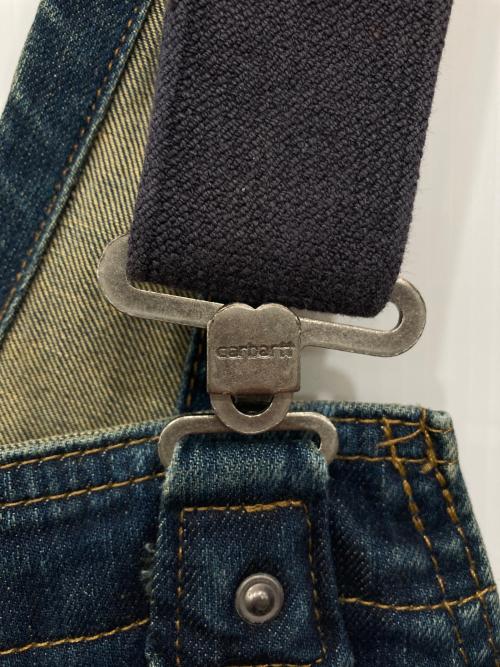 CarHartt（カーハート）CarHartt (カーハート) ダブルニーデニムオーバーオール インディゴ サイズ:30の古着・服飾アイテム