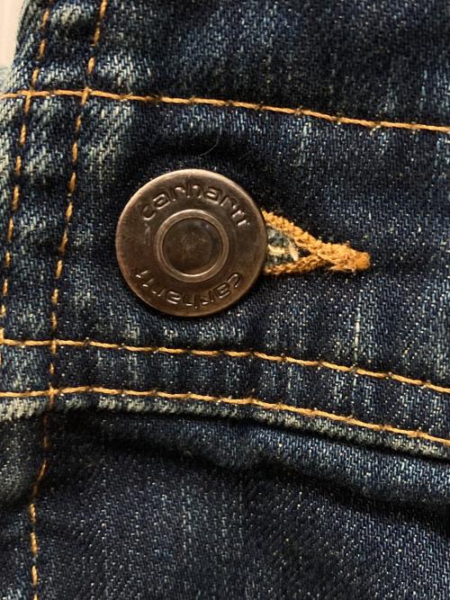 CarHartt（カーハート）CarHartt (カーハート) ダブルニーデニムオーバーオール インディゴ サイズ:30の古着・服飾アイテム