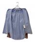 COMME des GARCONS HOMME DEUX (コムデギャルソン オム ドゥ) 切替ストライプシャツ ブルー サイズ:S：10000円