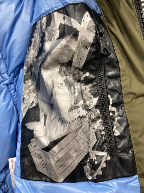 MONCLER R（モンクレールアール）MONCLER R (モンクレールアール) ダウンジャケット カーキ サイズ:1の古着・服飾アイテム
