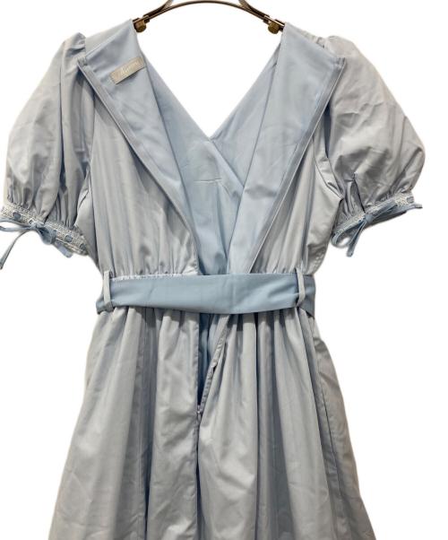 Areeam（アリーム）Areeam (アリーム) カシュクールワンピース ブルー サイズ:Freeの古着・服飾アイテム