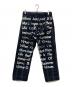 Supreme (シュプリーム) JUNYA WATANABE MAN (ジュンヤワタナベマン) プリントワークパンツ ネイビー×グリーン サイズ:30：20000円