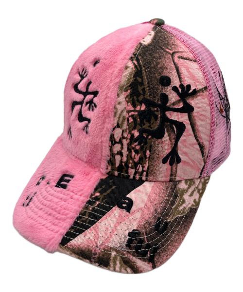 b.Eautiful（ビービューティフル）b.eautiful (ビービューティフル) キャップ ピンク サイズ:ONE SIZEの古着・服飾アイテム