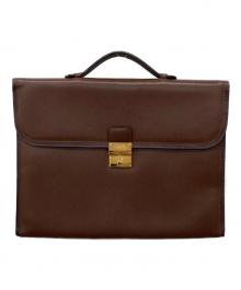 BALLY（バリー）の古着「レザーブリーフケース」｜ブラウン