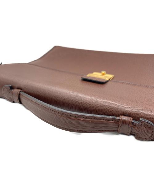 BALLY（バリー）BALLY (バリー) レザーブリーフケース ブラウンの古着・服飾アイテム