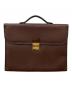 BALLY（バリー）の古着「レザーブリーフケース」｜ブラウン