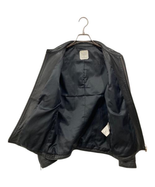 UNITED TOKYO（ユナイテッドトーキョー）UNITED TOKYO (ユナイテッドトーキョー) シングルライダースジャケット ブラック サイズ:2の古着・服飾アイテム