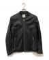 UNITED TOKYO（ユナイテッドトーキョー）の古着「シングルライダースジャケット」｜ブラック