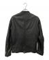 UNITED TOKYO (ユナイテッドトーキョー) シングルライダースジャケット ブラック サイズ:2：5000円