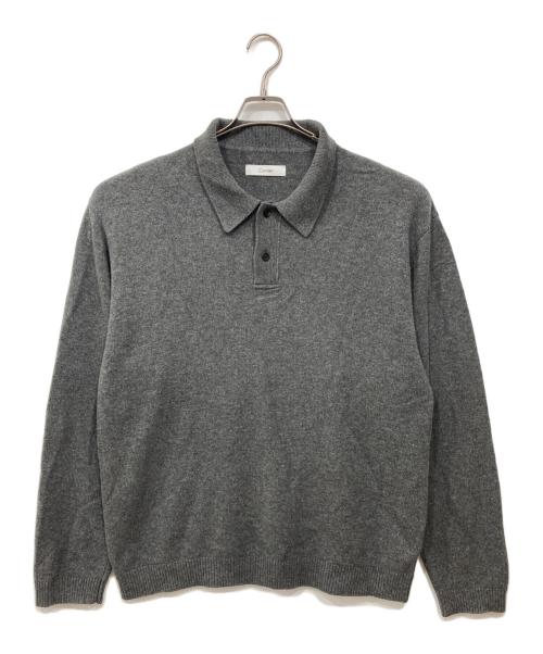cornier（コルニエ）Cornier (コルニエ) ニットポロシャツ グレー サイズ:Lの古着・服飾アイテム