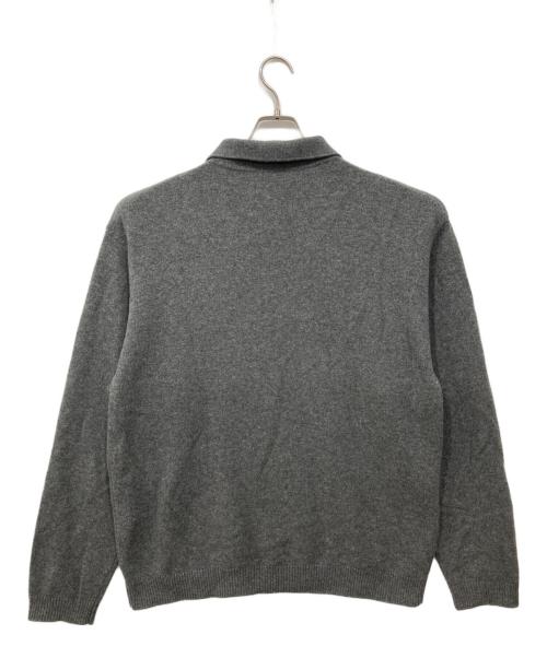 cornier（コルニエ）Cornier (コルニエ) ニットポロシャツ グレー サイズ:Lの古着・服飾アイテム