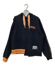 Maison MIHARA YASUHIRO×FILA（メゾン ミハラ ヤスヒロ×フィラ）の古着「プルオーバーパーカー」｜ブラック