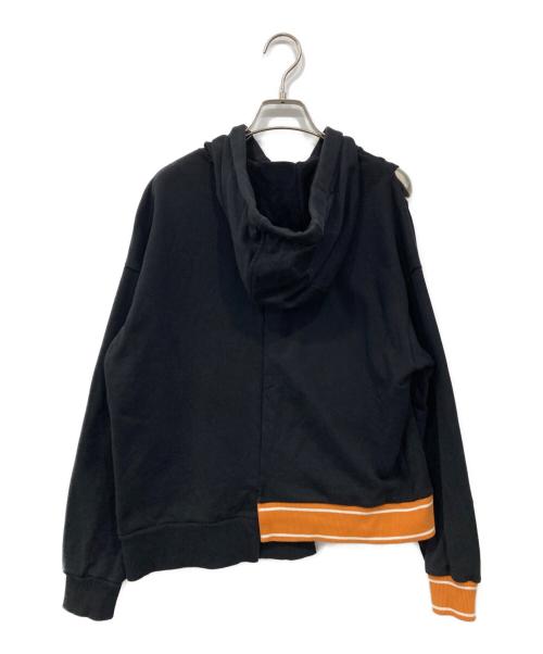 Maison MIHARA YASUHIRO（メゾン ミハラ ヤスヒロ）Maison MIHARA YASUHIRO (メゾン ミハラ ヤスヒロ) FILA (フィラ) プルオーバーパーカー ブラック サイズ:Mの古着・服飾アイテム