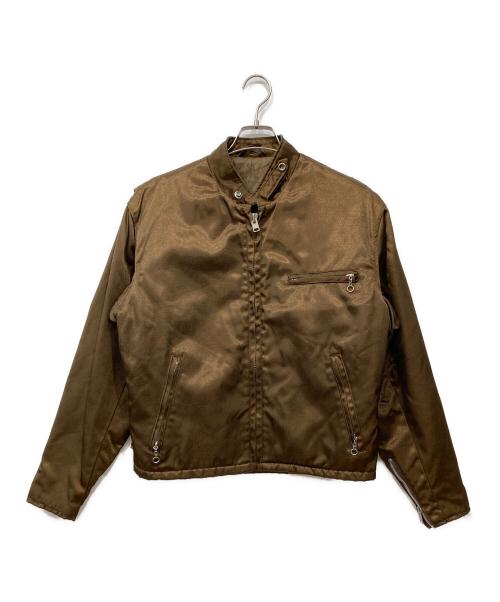 Schott（ショット）Schott (ショット) シングルライダースジャケット ブラウン サイズ:Mの古着・服飾アイテム