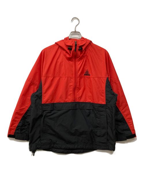 NIKE ACG（ナイキエーシージー）NIKE ACG (ナイキエーシージー) アノラックパーカー レッドブラック サイズ:Mの古着・服飾アイテム