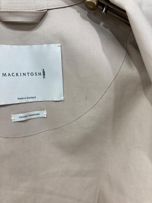 MACKINTOSH（マッキントッシュ）MACKINTOSH (マッキントッシュ) ゴム引きステンカラーコート ベージュ サイズ:36の古着・服飾アイテム