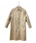 MACKINTOSH（マッキントッシュ）の古着「ゴム引きステンカラーコート」｜ベージュ