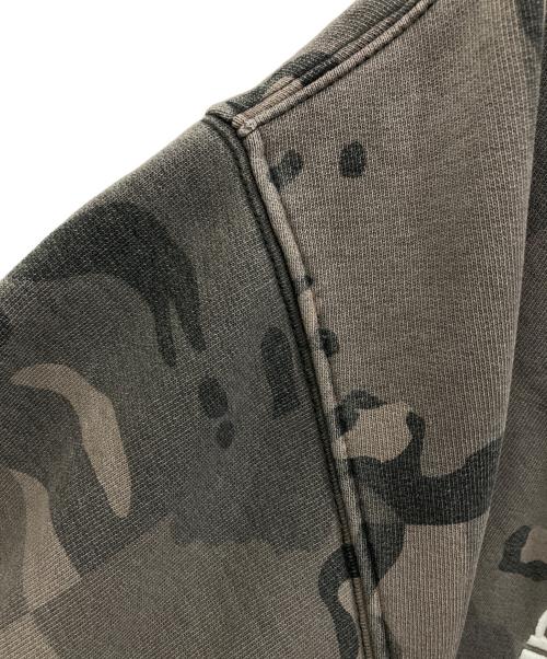 NEW BALANCE（ニューバランス）NEW BALANCE (ニューバランス) A BATHING APE (ア ベイシング エイプ) プルオーバーパーカー グレー×ブラック サイズ:Lの古着・服飾アイテム