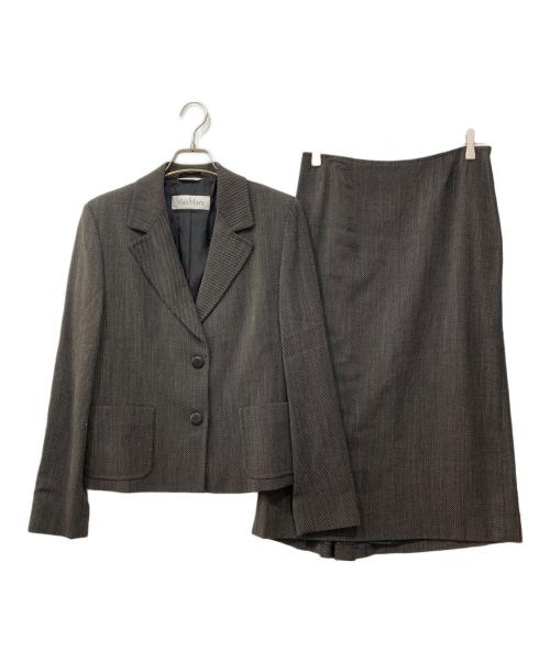 MaxMara（マックスマーラ）MaxMara (マックスマーラ) セットアップスーツ ブラック サイズ:42の古着・服飾アイテム