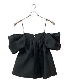 MAISON SPECIAL（メゾンスペシャル）の古着「袖付きブラウス」｜ブラック