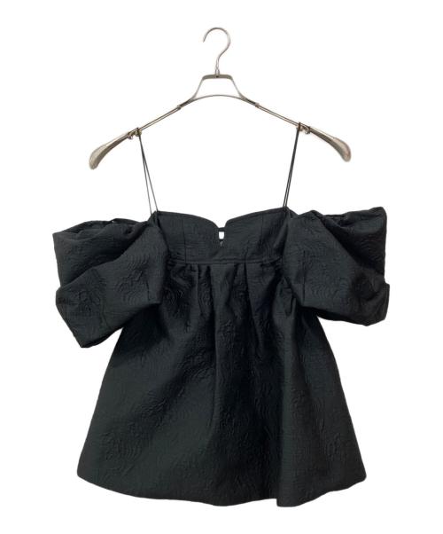 MAISON SPECIAL（メゾンスペシャル）MAISON SPECIAL (メゾンスペシャル) 袖付きブラウス ブラック サイズ:Mの古着・服飾アイテム
