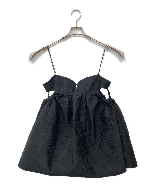 MAISON SPECIAL（メゾンスペシャル）MAISON SPECIAL (メゾンスペシャル) 袖付きブラウス ブラック サイズ:Mの古着・服飾アイテム