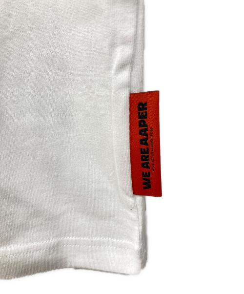 Aape BY A BATHING APE（エーエイプ バイ アベイシングエイプ）AAPE BY A BATHING APE (エーエイプ バイ アベイシングエイプ) プリントTシャツ ホワイト サイズ:Sの古着・服飾アイテム