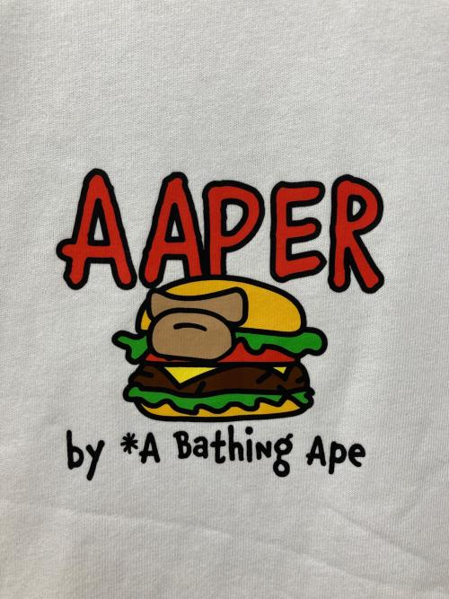 Aape BY A BATHING APE（エーエイプ バイ アベイシングエイプ）AAPE BY A BATHING APE (エーエイプ バイ アベイシングエイプ) プリントTシャツ ホワイト サイズ:Sの古着・服飾アイテム