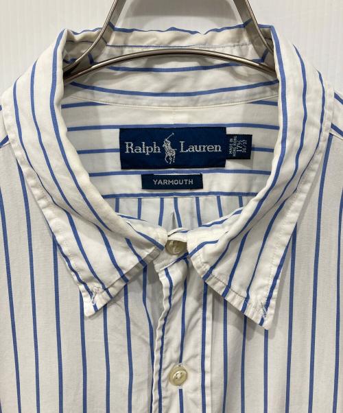 RALPH LAUREN（ラルフローレン）RALPH LAUREN (ラルフローレン) 90’s ストライプシャツ ホワイト×ブルー サイズ:SIZE 17 1/2の古着・服飾アイテム