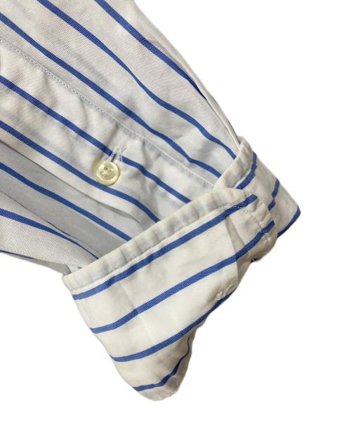 RALPH LAUREN（ラルフローレン）RALPH LAUREN (ラルフローレン) 90’s ストライプシャツ ホワイト×ブルー サイズ:SIZE 17 1/2の古着・服飾アイテム