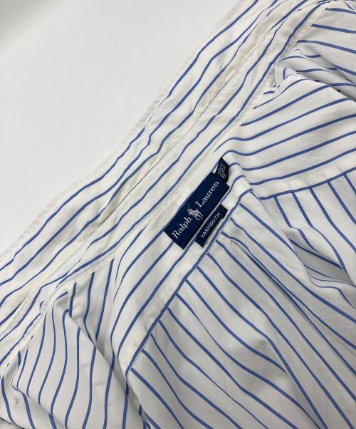 RALPH LAUREN（ラルフローレン）RALPH LAUREN (ラルフローレン) 90’s ストライプシャツ ホワイト×ブルー サイズ:SIZE 17 1/2の古着・服飾アイテム