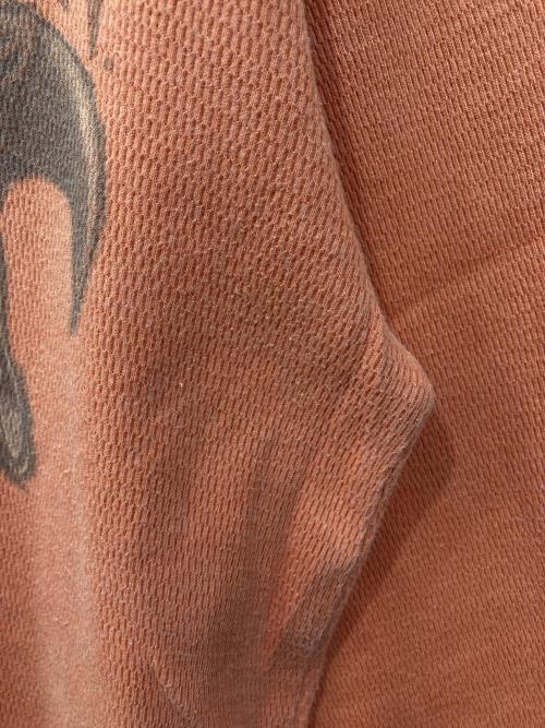 HARLEY-DAVIDSON（ハーレーダビッドソン）HARLEY-DAVIDSON (ハーレーダビッドソン) ロングスリーブカットソー オレンジ サイズ:Lの古着・服飾アイテム