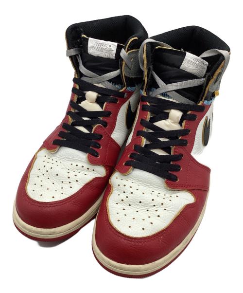 NIKE（ナイキ）NIKE (ナイキ) UNION (ユニオン) AIR JORDAN 1 RETRO HIGH OG / エアジョーダン1 レトロ ハイ OG レッド×ホワイト サイズ:29の古着・服飾アイテム
