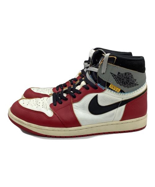 NIKE（ナイキ）NIKE (ナイキ) UNION (ユニオン) AIR JORDAN 1 RETRO HIGH OG / エアジョーダン1 レトロ ハイ OG レッド×ホワイト サイズ:29の古着・服飾アイテム