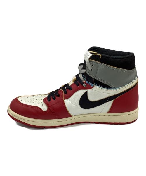 NIKE（ナイキ）NIKE (ナイキ) UNION (ユニオン) AIR JORDAN 1 RETRO HIGH OG / エアジョーダン1 レトロ ハイ OG レッド×ホワイト サイズ:29の古着・服飾アイテム