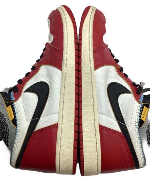 NIKE（ナイキ）NIKE (ナイキ) UNION (ユニオン) AIR JORDAN 1 RETRO HIGH OG / エアジョーダン1 レトロ ハイ OG レッド×ホワイト サイズ:29の古着・服飾アイテム