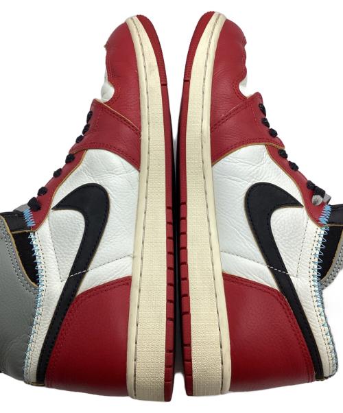 NIKE（ナイキ）NIKE (ナイキ) UNION (ユニオン) AIR JORDAN 1 RETRO HIGH OG / エアジョーダン1 レトロ ハイ OG レッド×ホワイト サイズ:29の古着・服飾アイテム