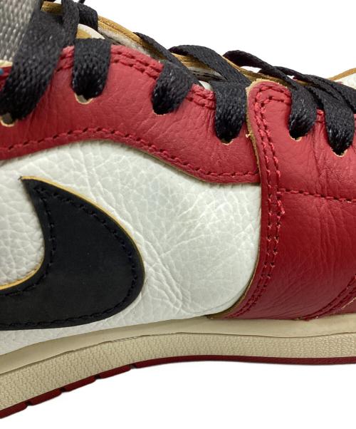 NIKE（ナイキ）NIKE (ナイキ) UNION (ユニオン) AIR JORDAN 1 RETRO HIGH OG / エアジョーダン1 レトロ ハイ OG レッド×ホワイト サイズ:29の古着・服飾アイテム