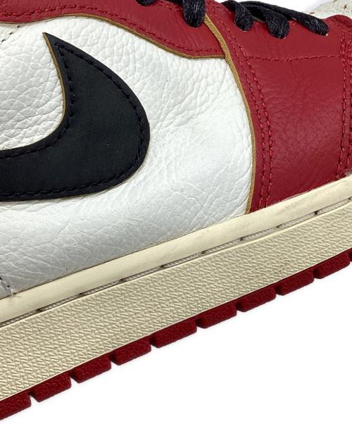 NIKE（ナイキ）NIKE (ナイキ) UNION (ユニオン) AIR JORDAN 1 RETRO HIGH OG / エアジョーダン1 レトロ ハイ OG レッド×ホワイト サイズ:29の古着・服飾アイテム