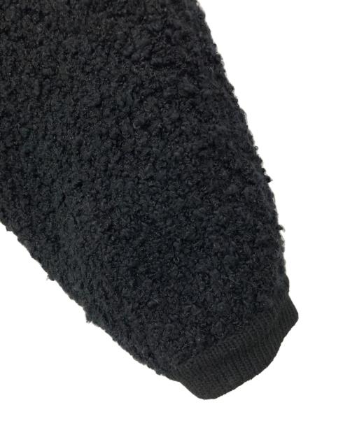 emmi atelier（エミアトリエ）emmi atelier (エミアトリエ) メランジニットジャケット ブラック サイズ:Freeの古着・服飾アイテム