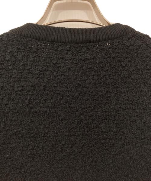 emmi atelier（エミアトリエ）emmi atelier (エミアトリエ) メランジニットジャケット ブラック サイズ:Freeの古着・服飾アイテム