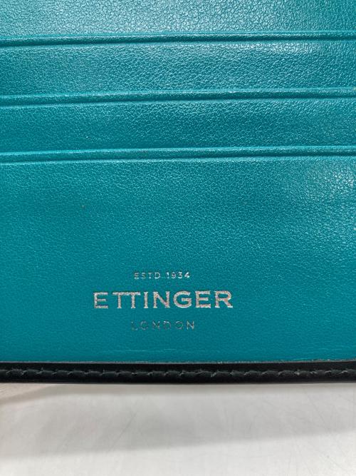 ETTINGER（エッティンガー）ETTINGER (エッティンガー) 2つ折り財布 ブラックの古着・服飾アイテム