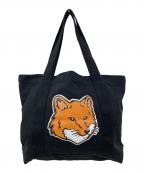 maison kitsuneメゾンキツネ）の古着「トートバッグ」｜ブラック